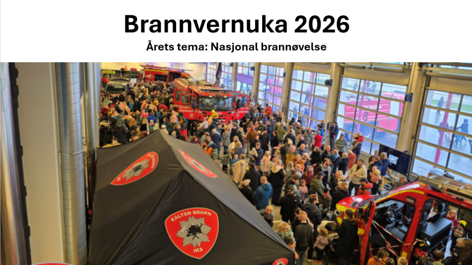 Lenke til artikkel: Brannvernuka 2026: Vet dere hva dere skal gjøre hvis det begynner å brenne?